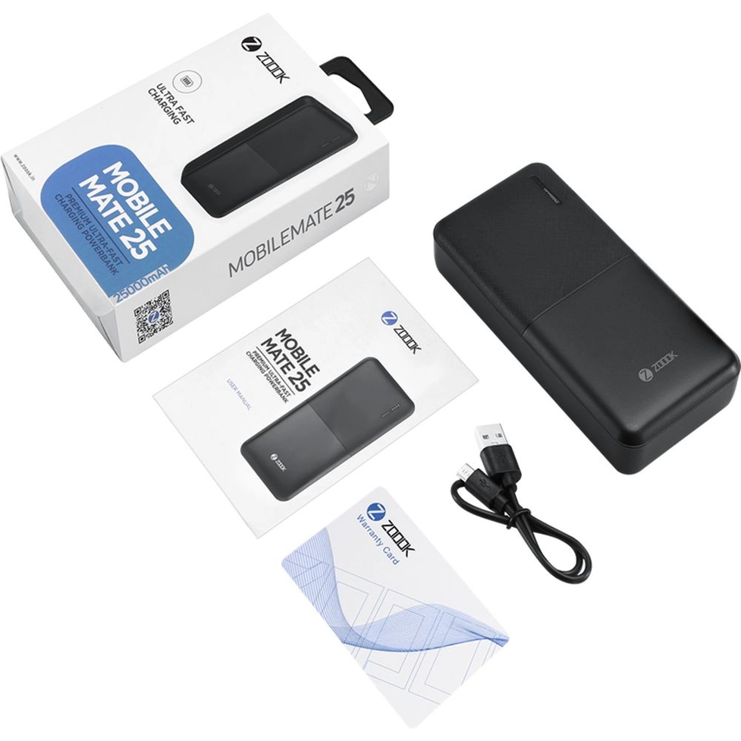 MOBILEMATE25A - 25000 MILLIAMPEREHOUR DC 5V 2.4A(max) / 1A