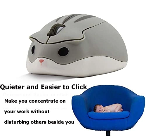 Hamster Shape Optical Mouse - Wireless