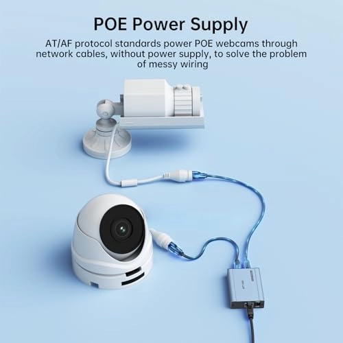 Ethernet Poe Splitter - Dual Rj45 Cat5E/6/7/8 1000Mbps