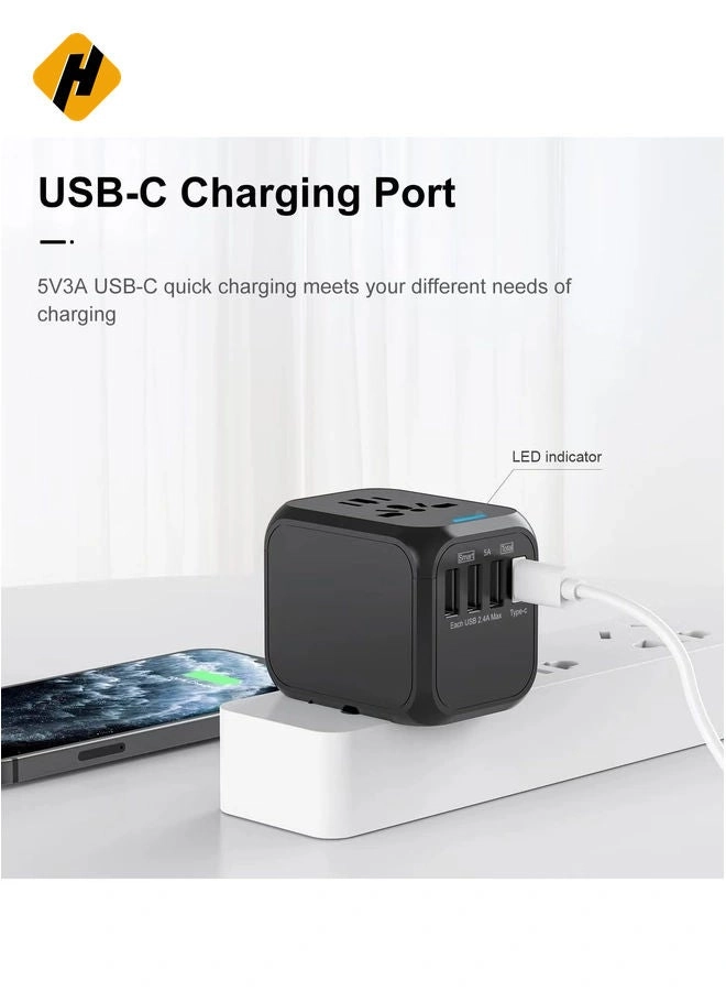 International Power Plug Adapter - Type C|Type E/F