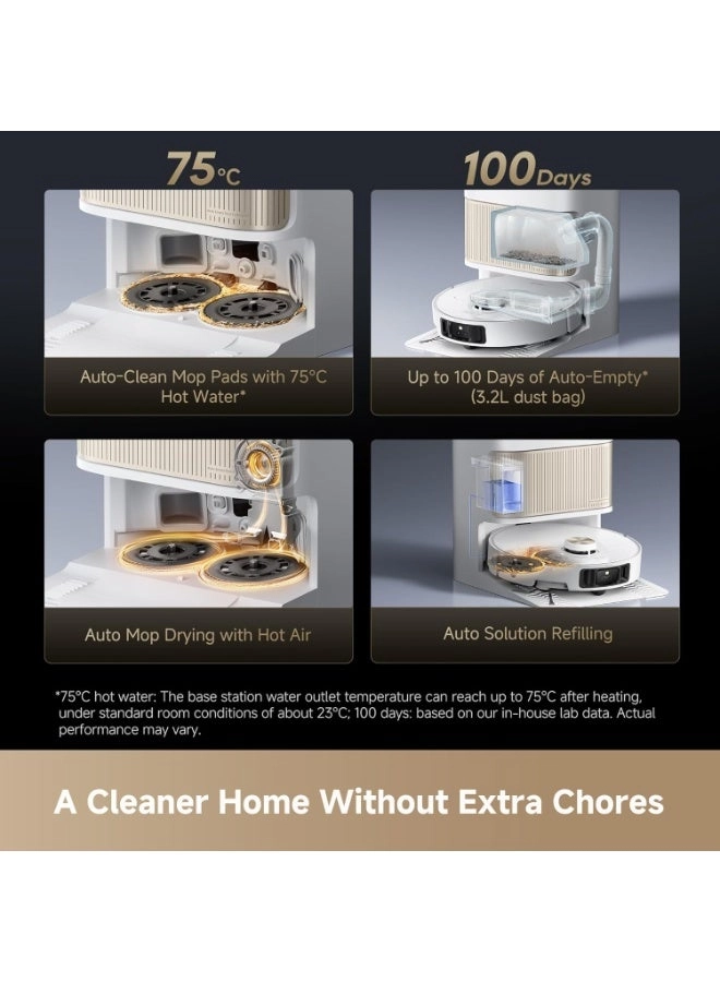 L40s Pro Ultra - Robot Vacuum and Mop Combo Black