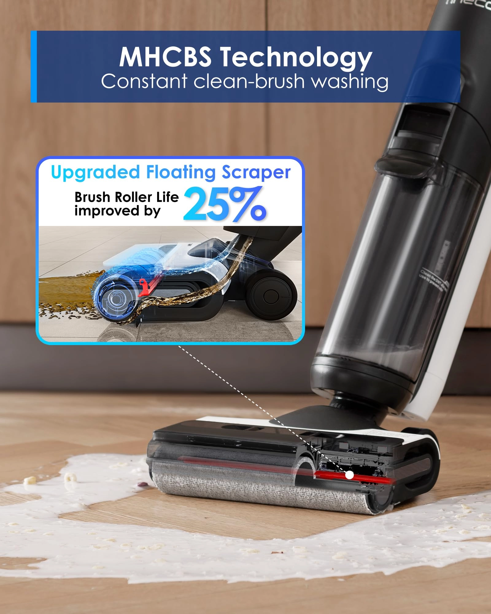 Floor ONE Switch S6 - Cordless Wet & Dry Vacuum Cleaner 1 hour and 5 minutes
