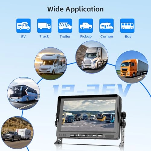 Digital Reversing Camera - Night vision wireless 1024 x 600 pixels