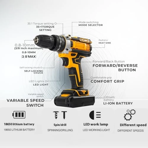 Cordless Drill Driver Kit - 4.0Ah