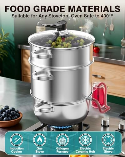 Steam Juicer Extractor - 11 Quarts