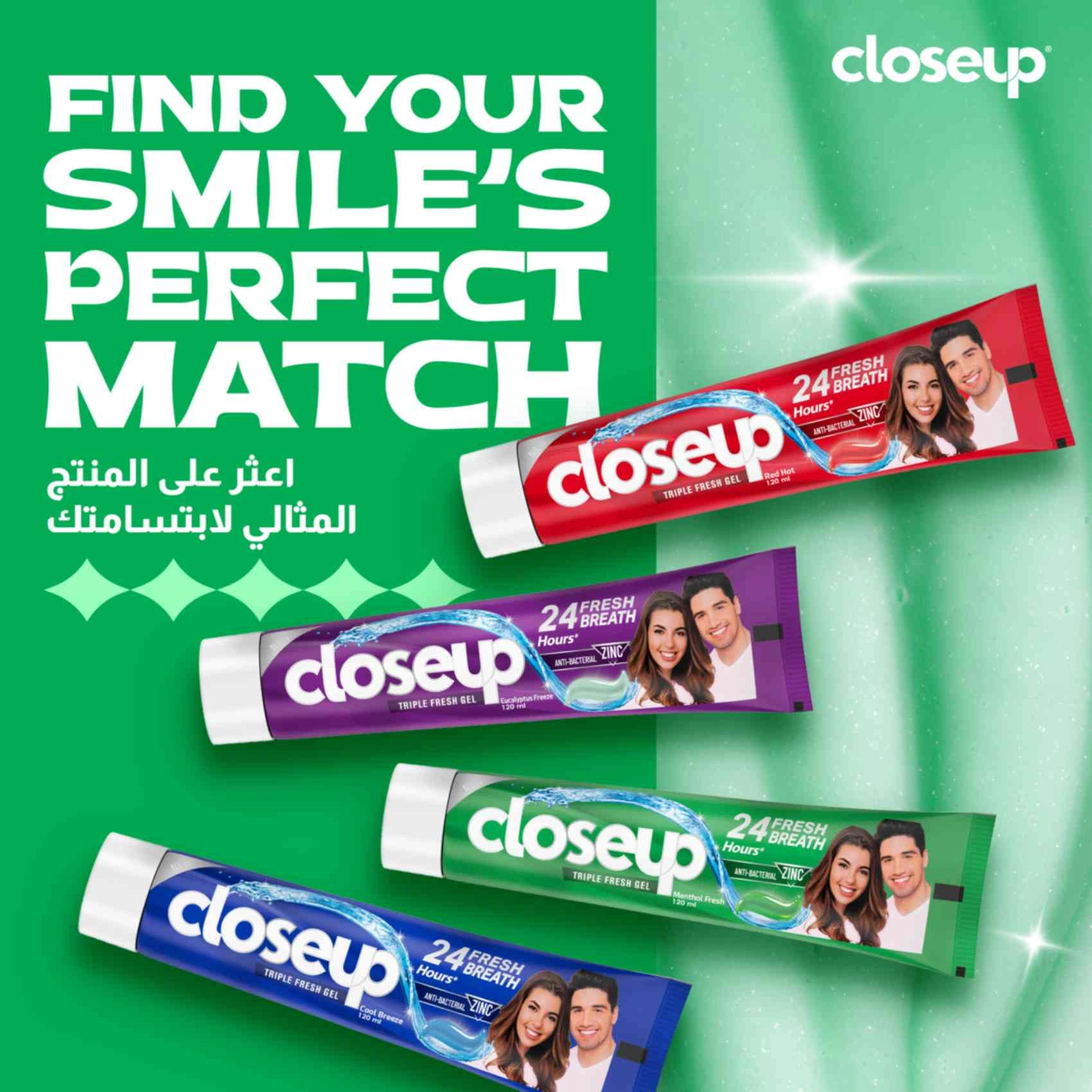 Triple Fresh Gel Menthol Fresh Toothpaste 120ml