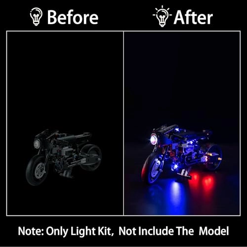 Lighting Kit 42155 - Plastic Bat-Man for LEGO Bat-Man 42155