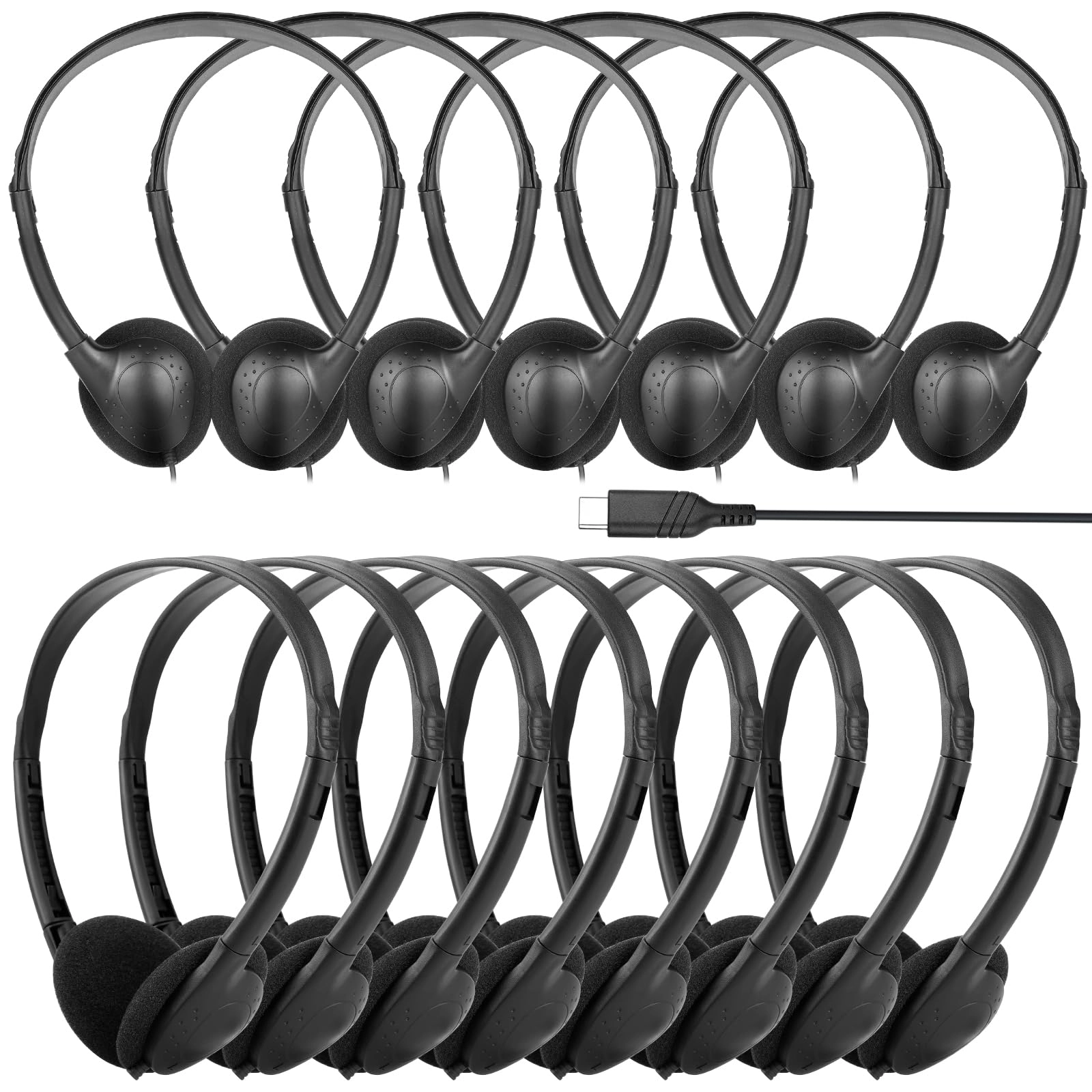 TJZXGUI USB Type C Kids Wired Headphone Pack