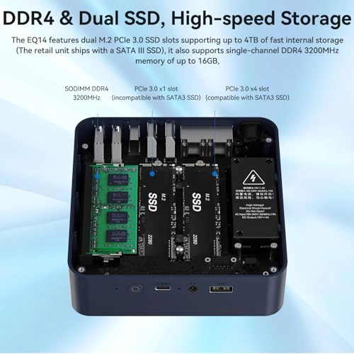 EQ14 - 16GB 500GB Intel 13th Twin Lake-N150