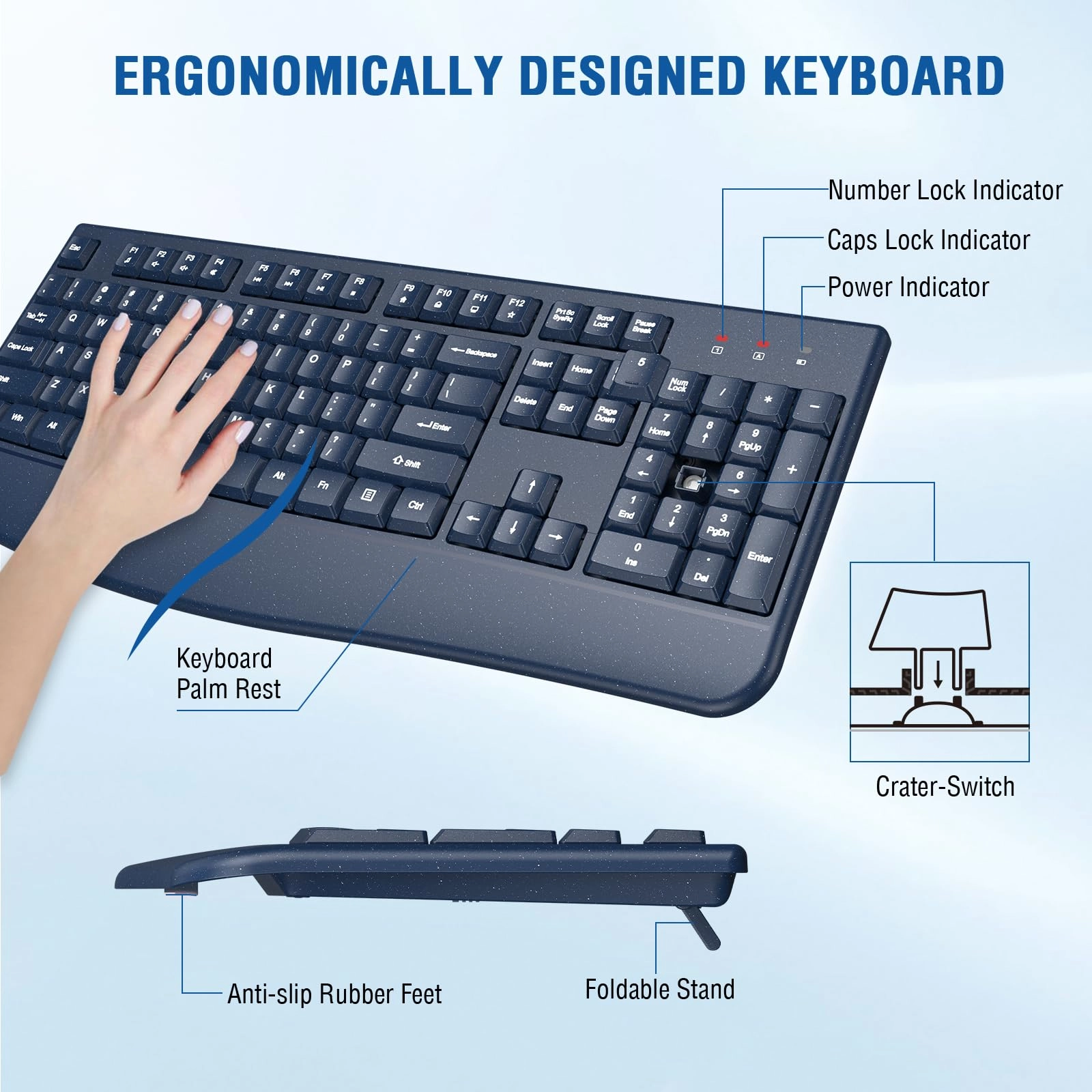 Keyboard and Mouse Combo - QWERTY Wireless