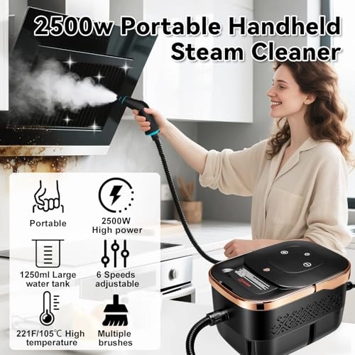 Portable Steam Cleaner - 1250ml