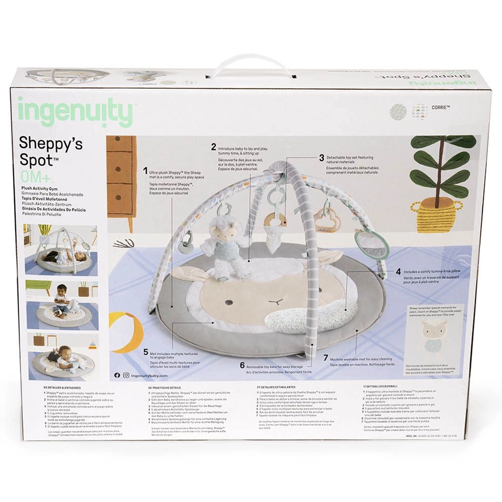 Sheppys Spot Plush Activity Gym - 0 month