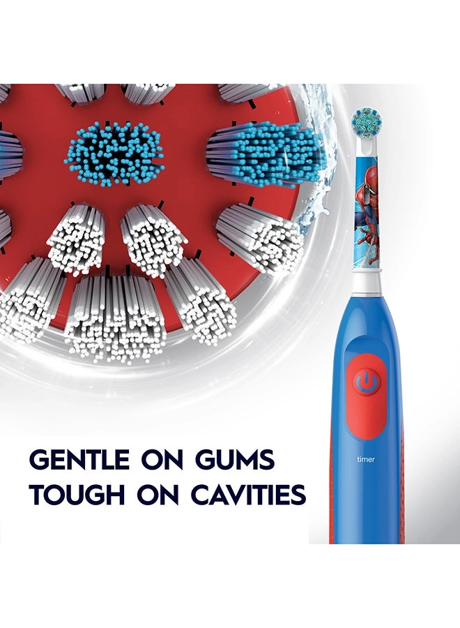 Kids Battery Brush - Spiderman 3+ Years