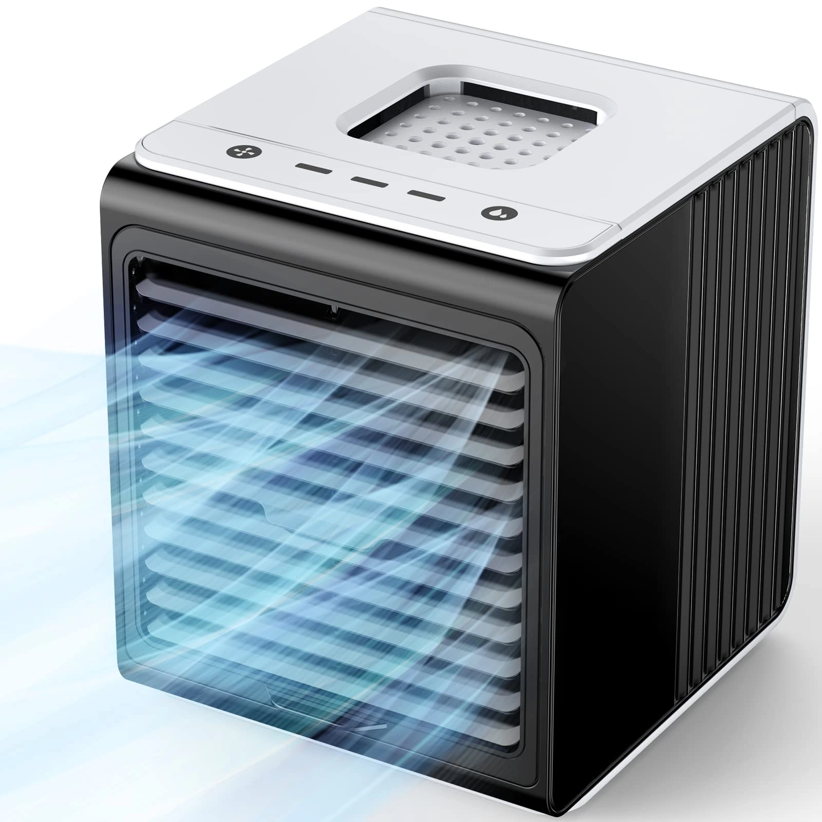 TEMEIKE Mini Air Conditioner - 3-in-1 9 oz Water Tank USB Powered