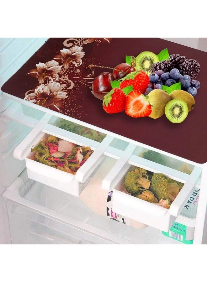 Fridge Top Cover + Handle Cover + Fridge Mat