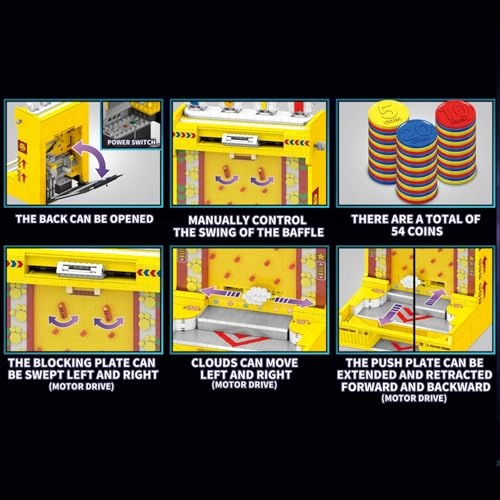 Coin Pusher Arcade Building Kit (JD044M-Box) - Video Games