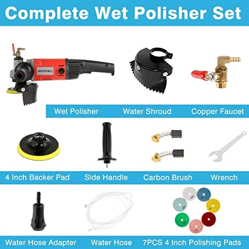 Pneumatic Sander - 1400W Adjustable Speed