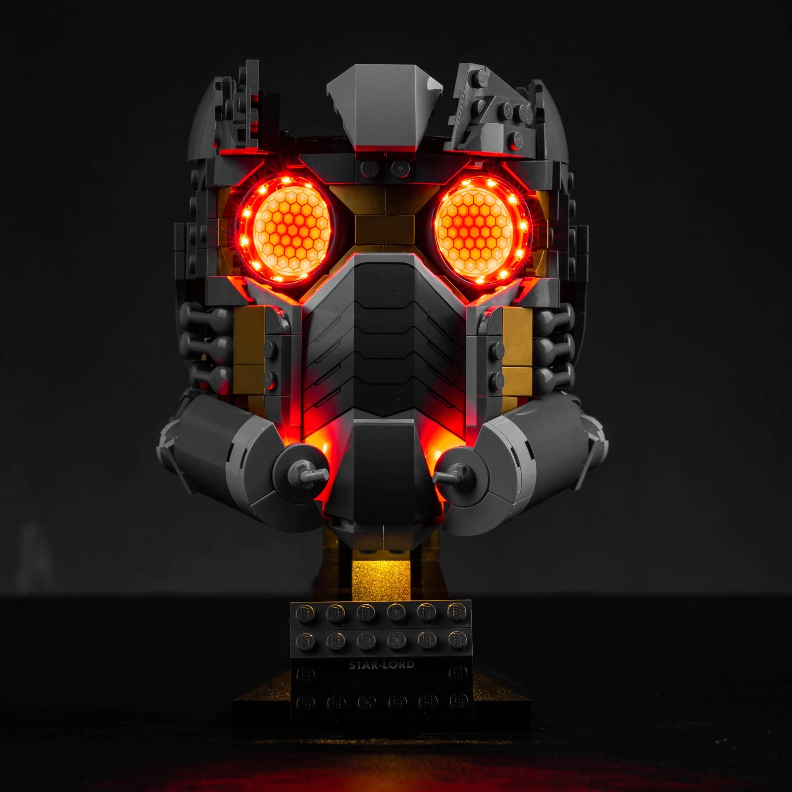BrickBling LED Light Set for LEGO 76251 Star-Lord's Helmet - Copper Infinity Saga Star-Lord's Helmet 1
