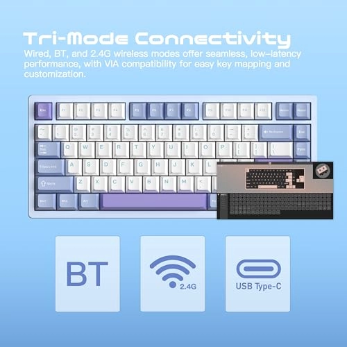 WOBKEY Rainy 75 - QWERTY Wired/Wireless