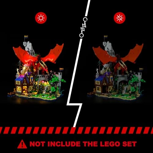 LED Light for LEGO Dungeons & Dragons: The Legend of the Red Dragon 21348
