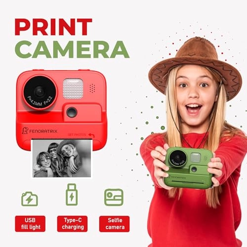 Instant camera print - 1080P Video 10X Zoom