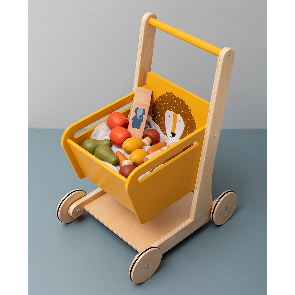 Wooden Shopping Cart - Mr. Lion - Suitable for 12 months & above