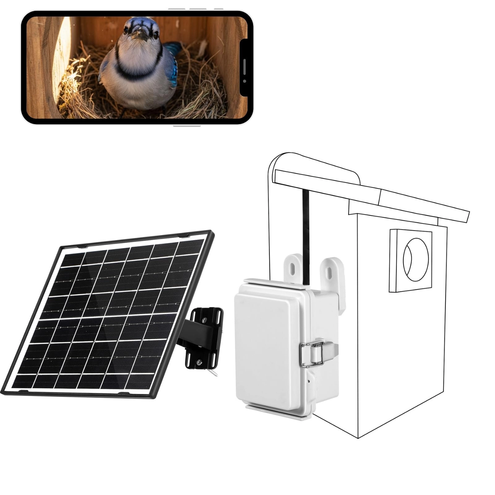 WIWACAM Solar 4K UHD WiFi Camera