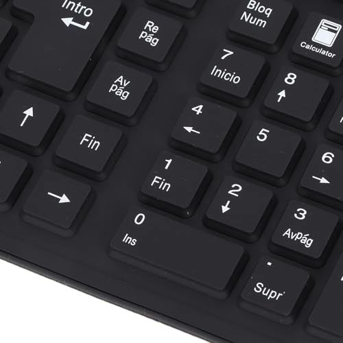 108 Keys USB Silicone Foldable Keyboard