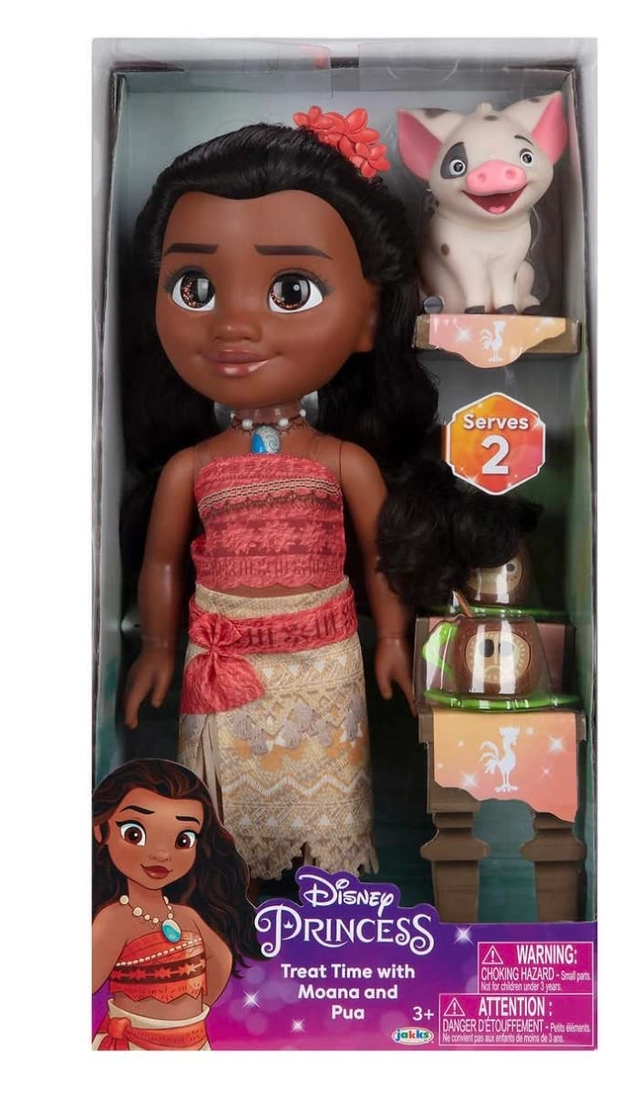 Disney Moana Princess Doll - Teatime 36cm + Pua