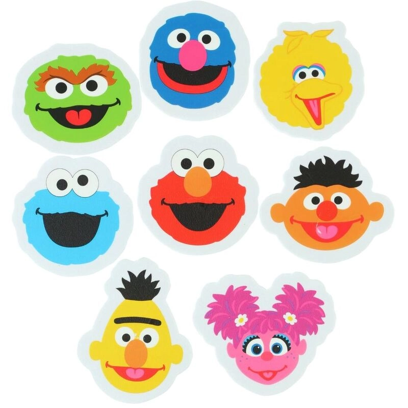Foam Bath Clings Stickers - 8 Pcs Reusable