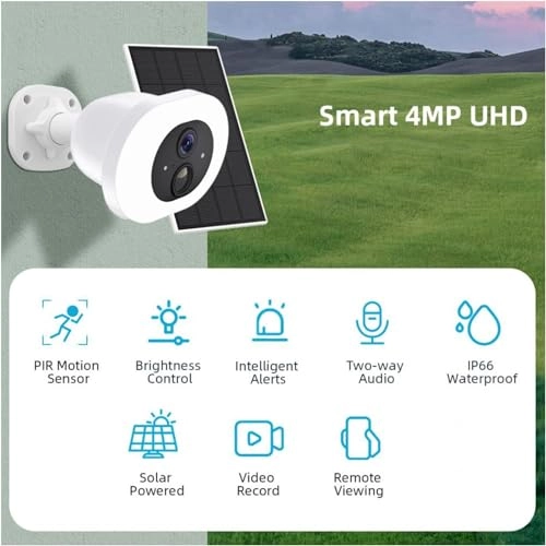 Solar Security Camera 2K