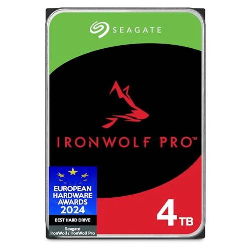 IronWolf Pro 3.5" 7200rpm 256MB SATA 6Gb/s (ST4000NT001) - 4TB