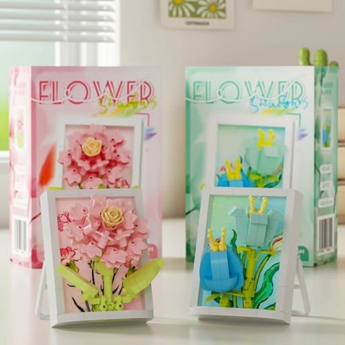 Carnations Mini Flower 3D Picture Frame - 1 pcs