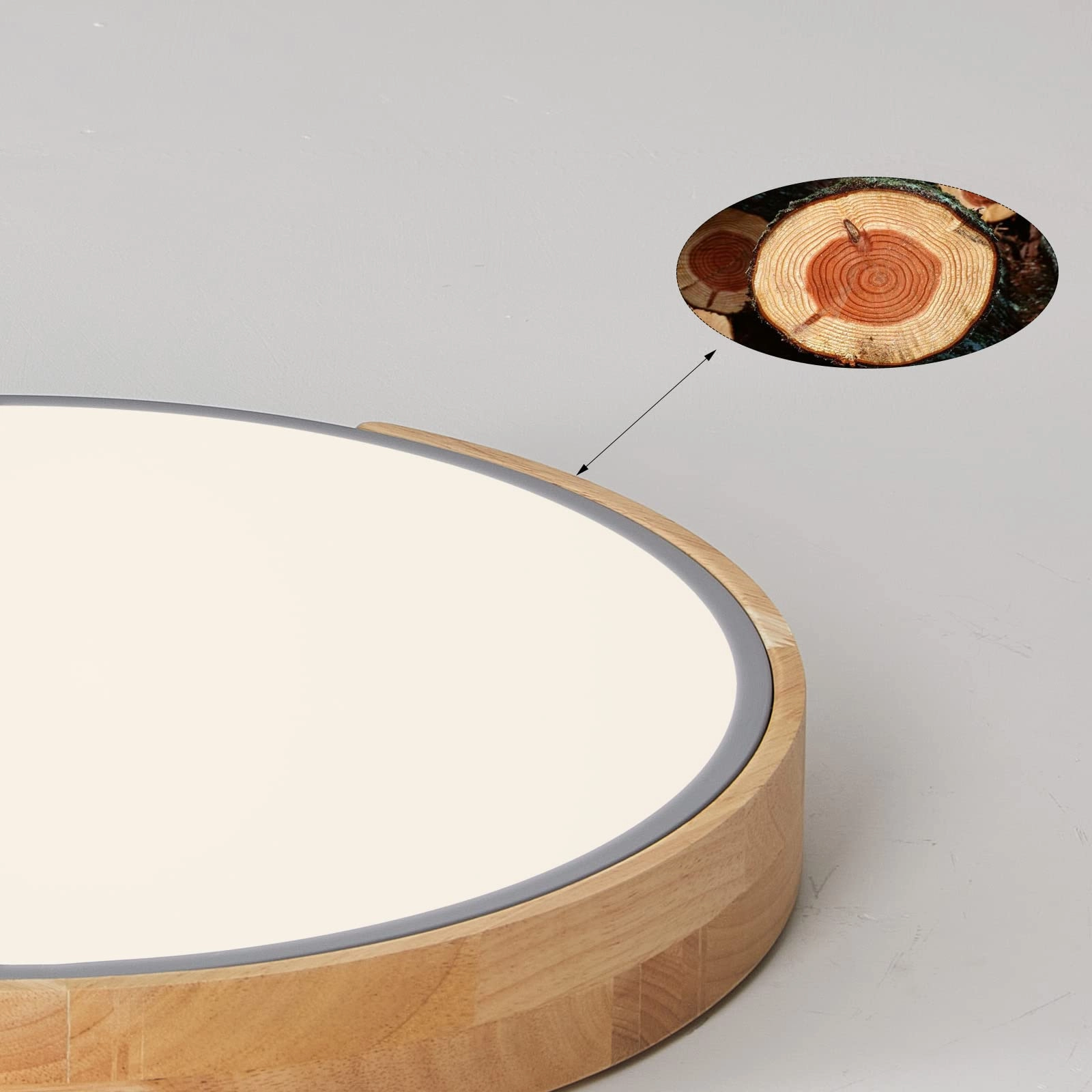 Flush Ceiling Light - 6000K 4000K 3000K Dimmable