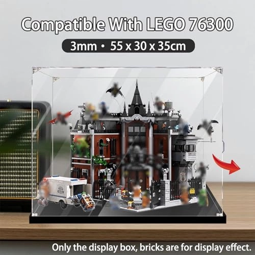 Acrylic Display Case - 55 x 30 x 35 cm Transparent