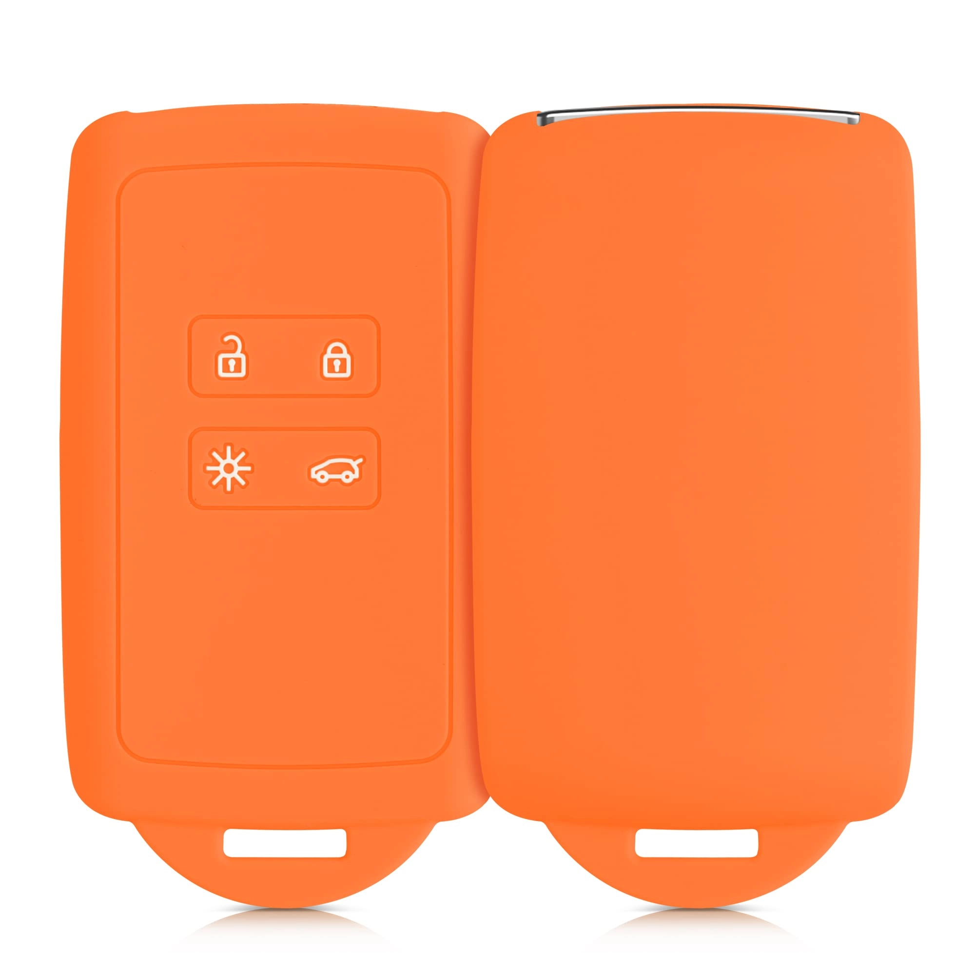 KW-Commerce Car Key Cover Soft for Renault 4 Button Car Key Smart Key