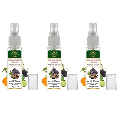 Tonka Bean Patchouli Woody Musk Eau de Parfum 24ml Pack