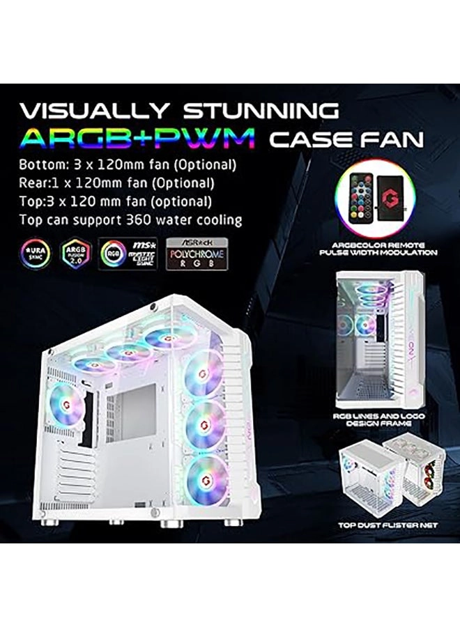 Emperor Arctic III - Tempered Glass Mid Tower