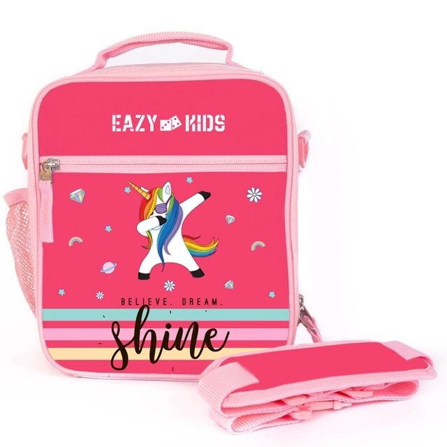 Bento Lunch Bag - Unicorn Pink 7L