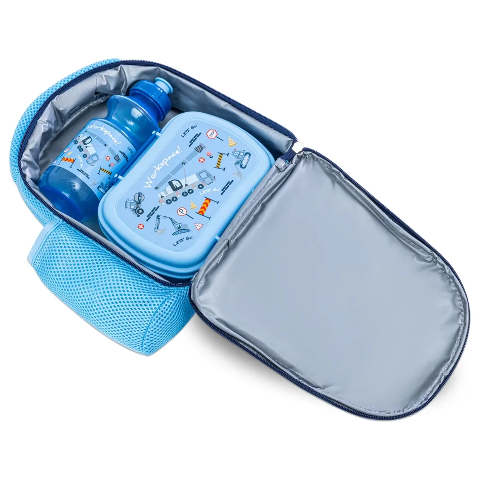 Lunch Bag - Dinosaurs + Lunch Box - 750 ml + Water Bottle - 450ml