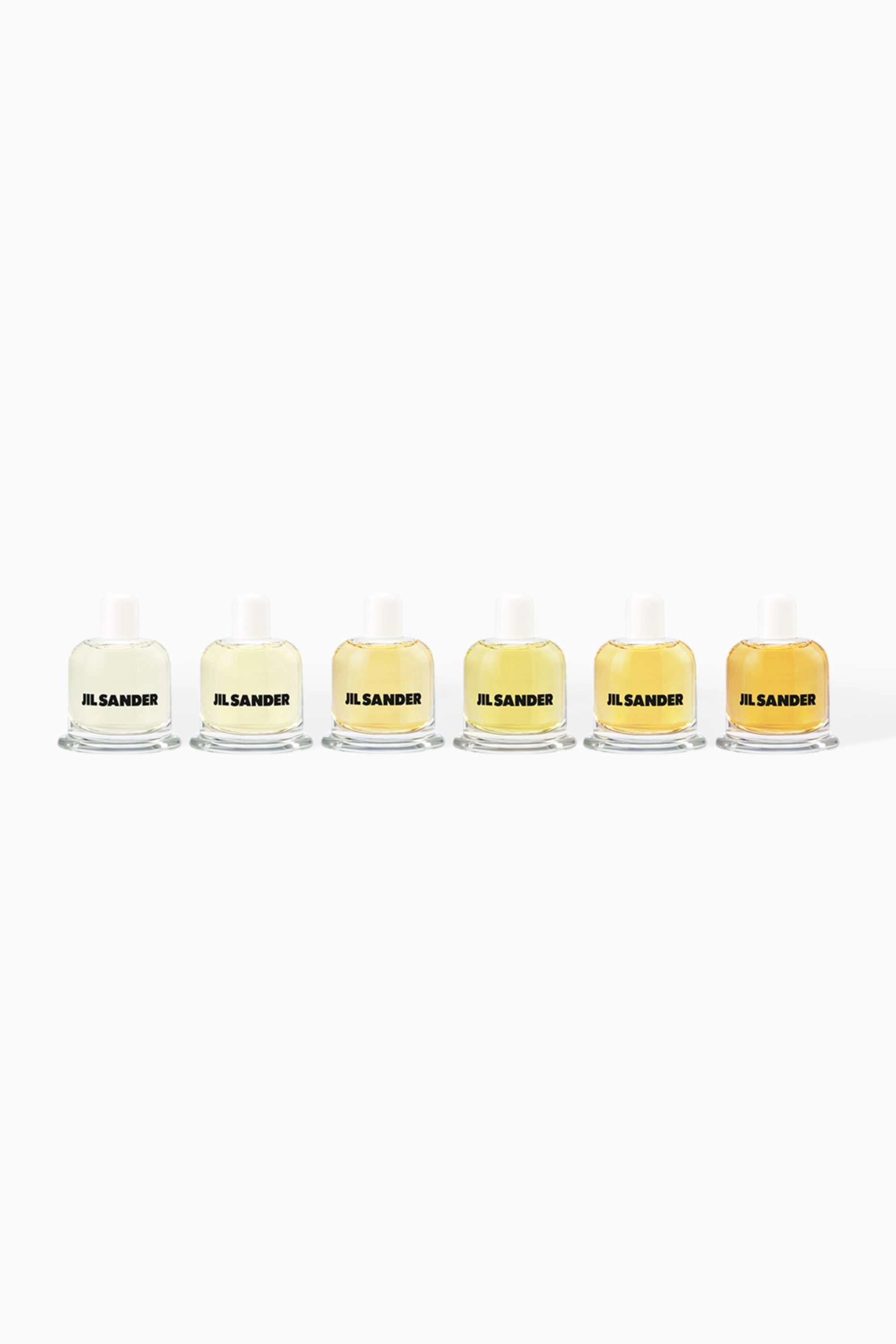 Jil Sander Fragrances Leaf - 8ml + Miel - 8ml + Earth - 8ml + Coffea - 8ml + Smoke - 8ml + Black Tea - 8ml