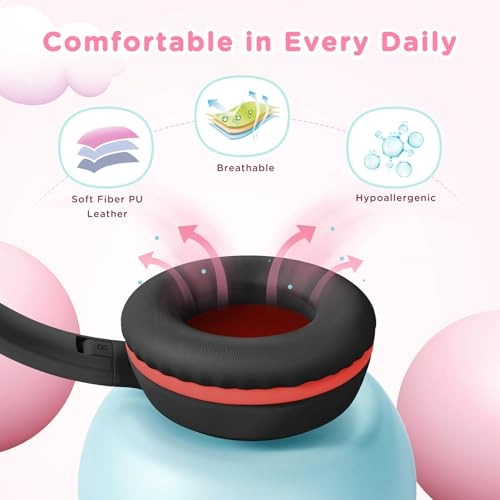 LE03-PINK Wired Headphone