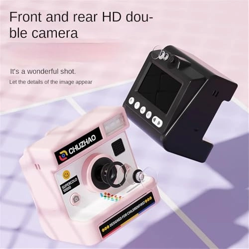 S6 - Kids Instant Camera Printable (Thermal Paper) Front & Rear Dual