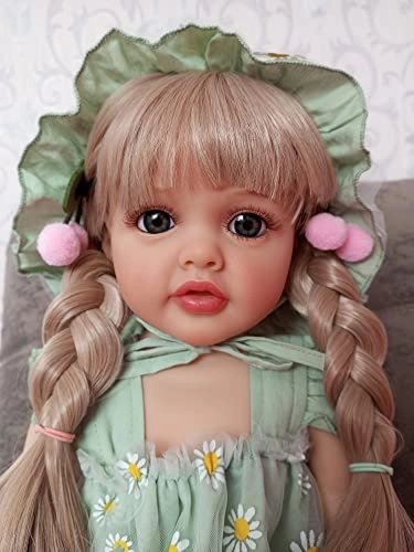 Reborn Baby Doll - 22 Inch 55cm Silicone Girl Ages 3+