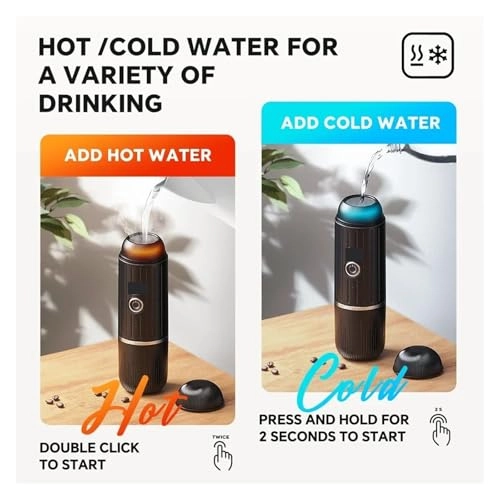 Portable Coffee Maker - coffee powder and capsules