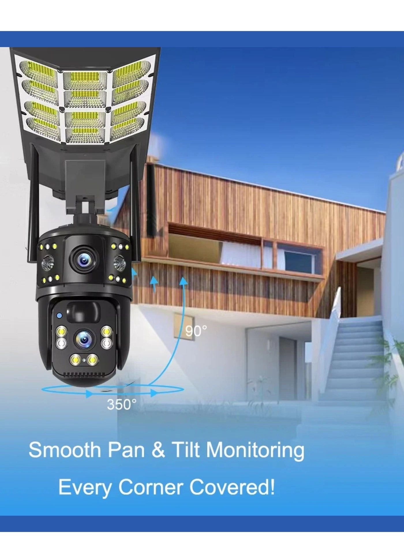 Solar Camera with Streetlight