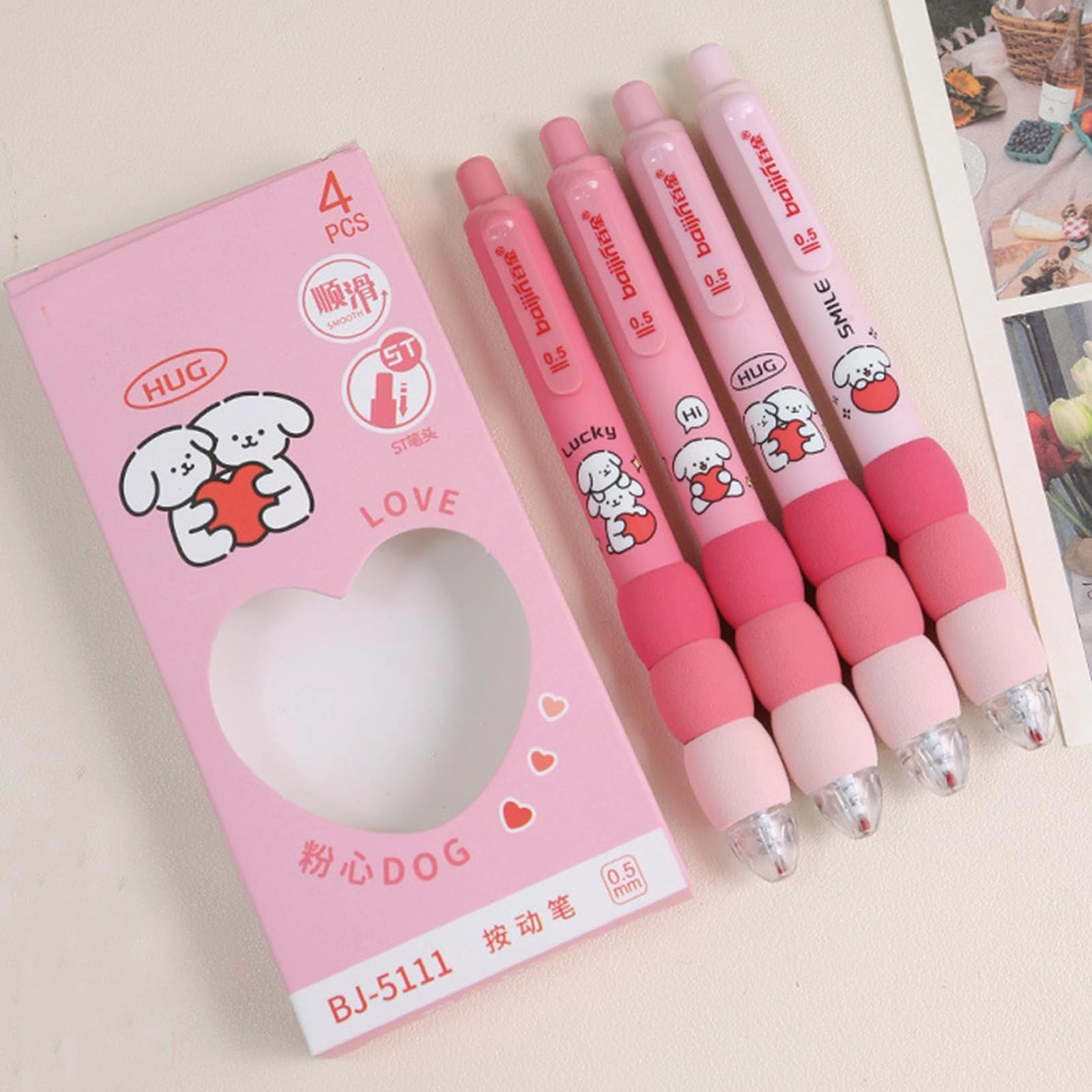 Gel Pens - 4 pieces 0.5mm