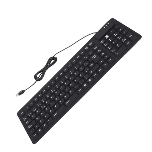 109 Keys Foldable Silicone Keyboard - Wired