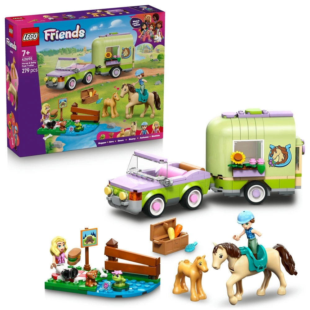 LEGO Friends Horse & Baby Foal Trailer (42695)
