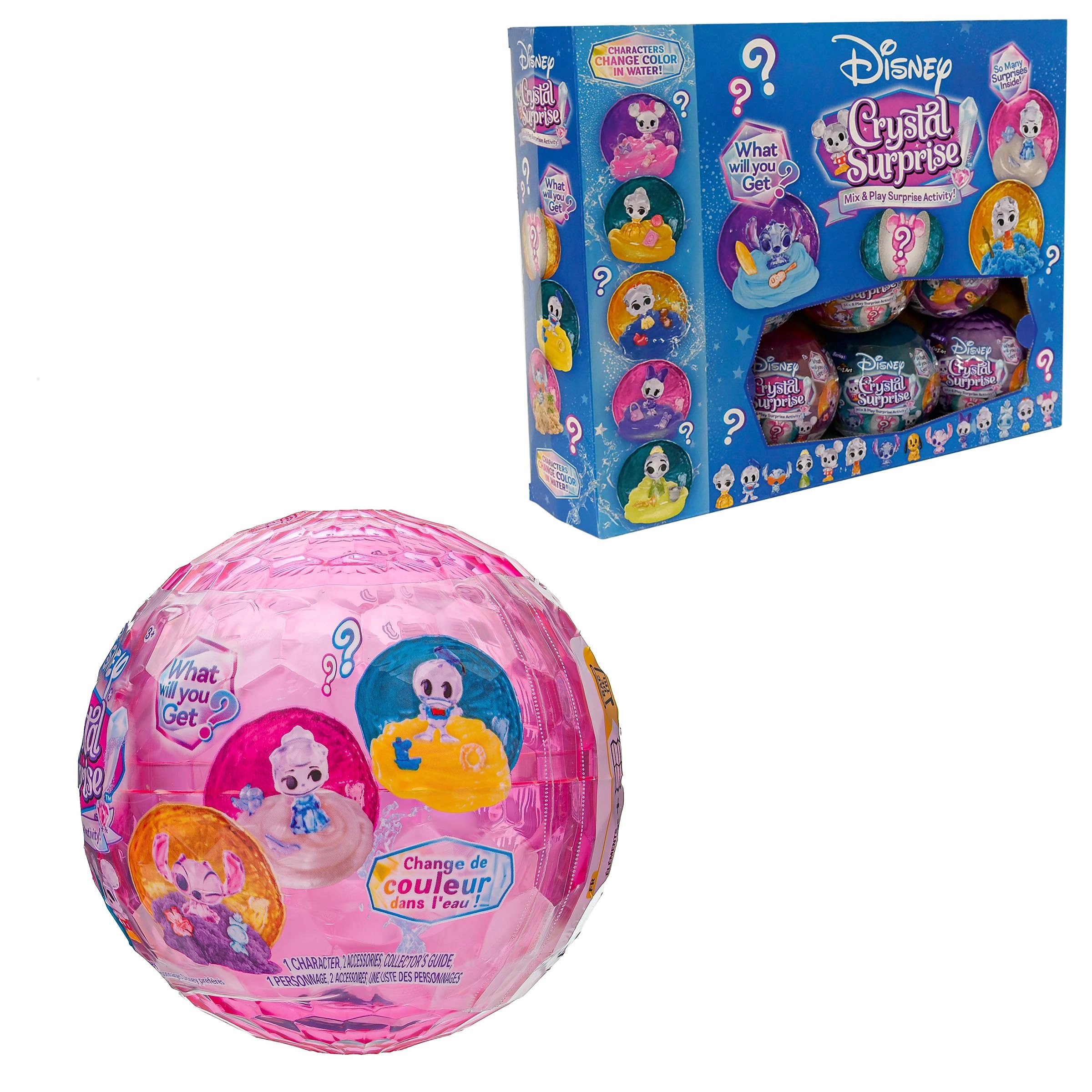 Lexibook Stitch - Disney Crystal Surprise Balls Series 1 - 3 years and up 1